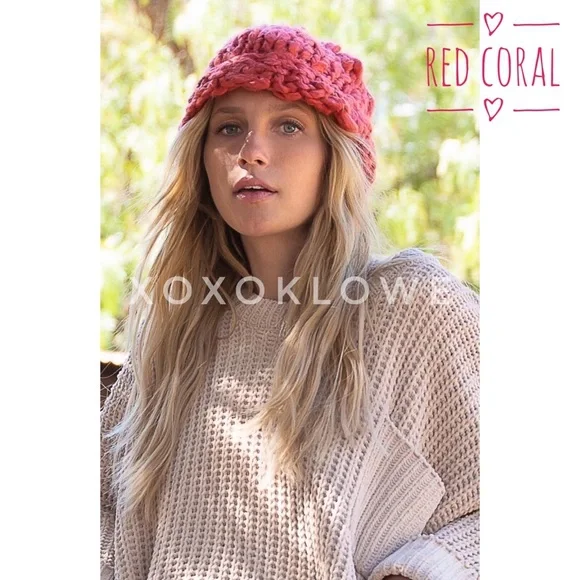 POL Knit Hat Cap 2 Colors - Picture 2 of 16